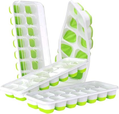 Des plateaux de glaçons à décharge facile à 4 paquets pour votre congélateur, flexibles et durables
