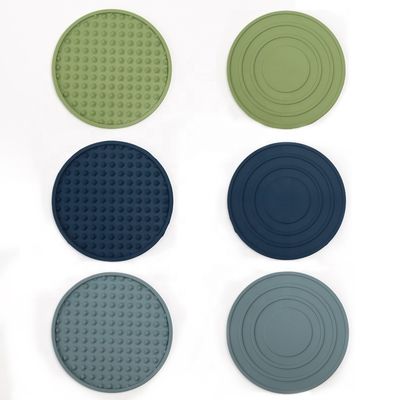 Coussin isolant en silicone Fonction côtière maison décoration Cute Coaster Designs personnalisés