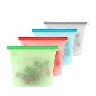 Sac de stockage à usage réutilisable en silicone de qualité alimentaire