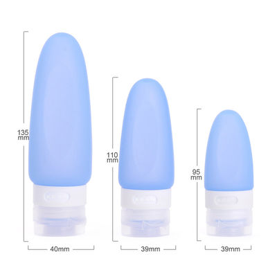 2 oz 60 ml bouteille de taille intelligente étanche au BPA approuvé pour le stockage de cosmétiques personnalisés