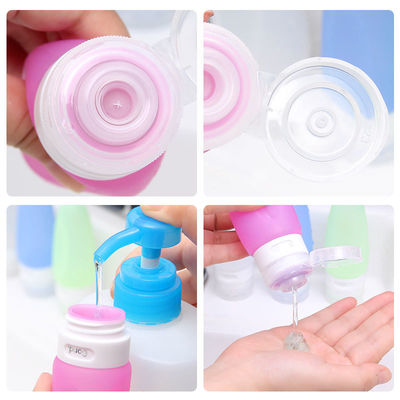 2 oz 60 ml bouteille de taille intelligente étanche au BPA approuvé pour le stockage de cosmétiques personnalisés