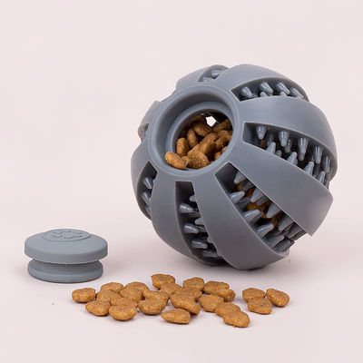 Jouer aux jouets pour chiens Boule de silicone pour nettoyer les dents et distribuer de la nourriture