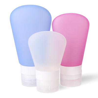 Kit de bouteille de voyage en silicone vol. 37 ml / ou personnalisé 89 ml