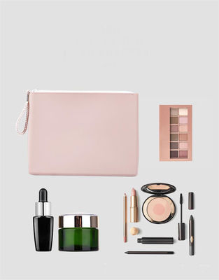 Sac de maquillage en silicone de couleur personnalisé pour les cosmétiques personnalisé et durable