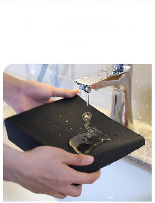 Sac de maquillage en silicone de couleur personnalisé pour les cosmétiques personnalisé et durable