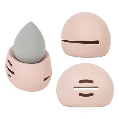 Boîte à maquillage en silicone doux écologique pour les voyages cosmétiques