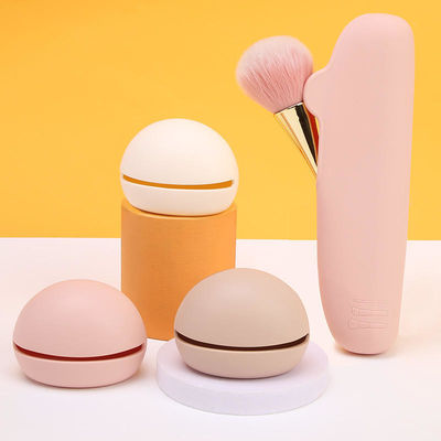 Boîte à maquillage en silicone doux écologique pour les voyages cosmétiques