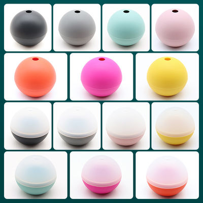 Logo personnalisé Acceptable 2,5 pouces Silicone Ice Ball fabricant pour le cocktail de whisky et de vin