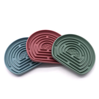 Logo personnalisé Acceptable Tapis de silicone pour chien pour l'alimentation et la digestion lente 2024