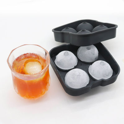 Plateau à glaçons en silicone pour la fabrication de boules de glace de whisky Matériau de qualité alimentaire sans BPA