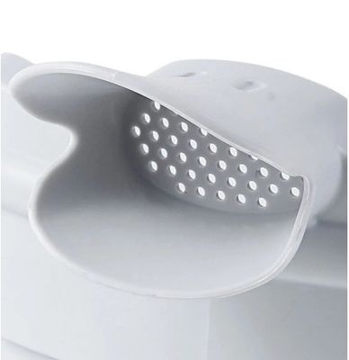 Utilisateurs en silicone à l' extrémité ronde à chaud, en clips, entrée d' alimentation pour la poêle à spaghetti.