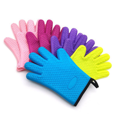 Logo Des gants de cuisine en silicone résistant à la chaleur personnalisés pour le porte-pot chaud dans la cuisine
