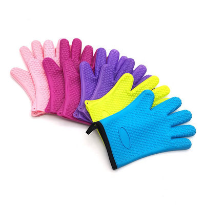 Logo Des gants de cuisine en silicone résistant à la chaleur personnalisés pour le porte-pot chaud dans la cuisine