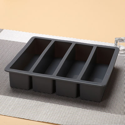 4 grilles multicolores plateaux à glaçons moules en silicone de qualité alimentaire 17*14.3*3.6cm