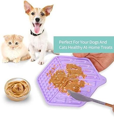 Type d'article Tapis de mangeur lent pour animaux de compagnie Tapis de silicone personnalisé pour chiens et chats