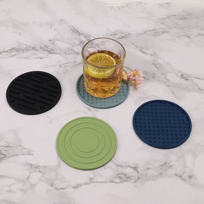Coussin isolant en silicone Fonction côtière maison décoration Cute Coaster Designs personnalisés