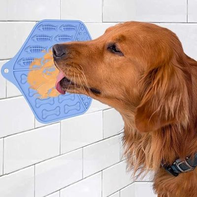 Type d'article Tapis de mangeur lent pour animaux de compagnie Tapis de silicone personnalisé pour chiens et chats