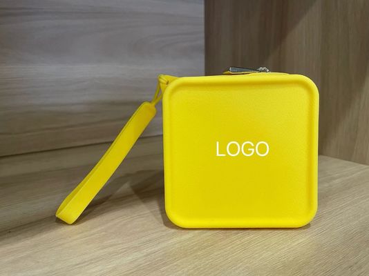 Boîte de rangement de bijoux personnalisée 100% sac de maquillage en silicone de qualité alimentaire pour sacs de filles