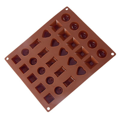 Les moules en silicone à formes multiples sont parfaits pour fabriquer des moules de chocolat et de confiture sur mesure.