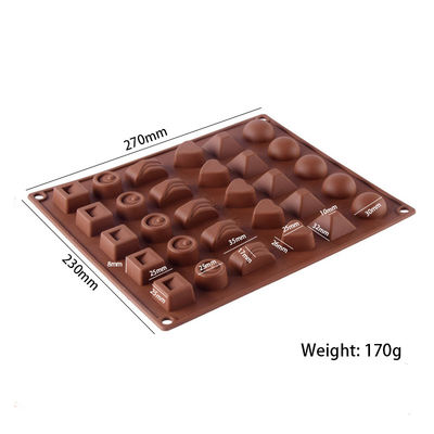 Les moules en silicone à formes multiples sont parfaits pour fabriquer des moules de chocolat et de confiture sur mesure.