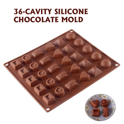 Les moules en silicone à formes multiples sont parfaits pour fabriquer des moules de chocolat et de confiture sur mesure.