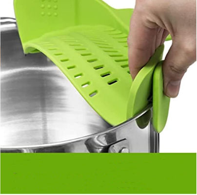 Les pinces de silicone réglables sont parfaites pour les ustensiles, les filtres et les pots.