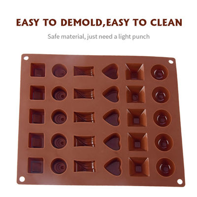 Les moules en silicone à formes multiples sont parfaits pour fabriquer des moules de chocolat et de confiture sur mesure.