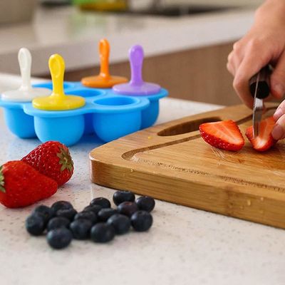 145g Fabricant de glaçons en silicone réutilisable avec stick top Vente de moule de glaçons sans BPA