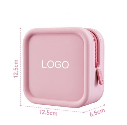 Logo personnalisé Sac cosmétique en silicone à la mode pour les voyages portables et conception du porte-brosses