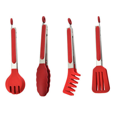 Accueil Cuisine Appareils de cuisine Manger Tong Set pour salade de barbecue et barbecue Steak 3 pièces