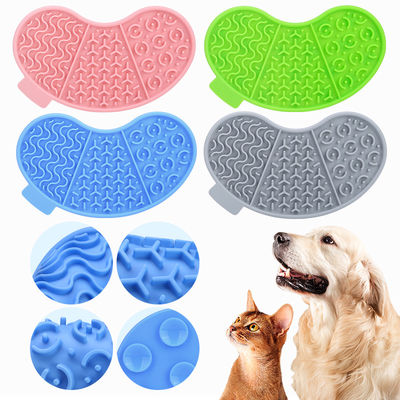 Jouet de puzzle 3 en 1 personnalisé pour soulager l'anxiété des animaux de compagnie Tapis de léchage anti-glissement sans BPA