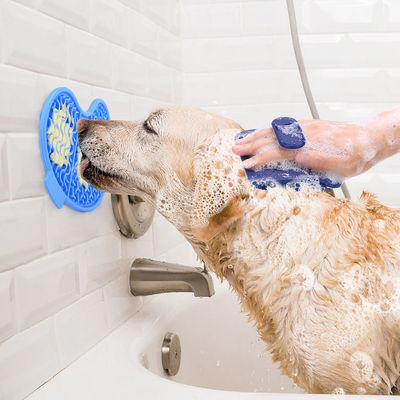 Jouet de puzzle 3 en 1 personnalisé pour soulager l'anxiété des animaux de compagnie Tapis de léchage anti-glissement sans BPA