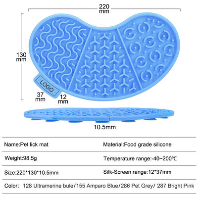 Jouet de puzzle 3 en 1 personnalisé pour soulager l'anxiété des animaux de compagnie Tapis de léchage anti-glissement sans BPA