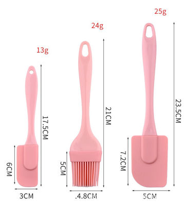 Spatules résistantes à la chaleur à trois pièces