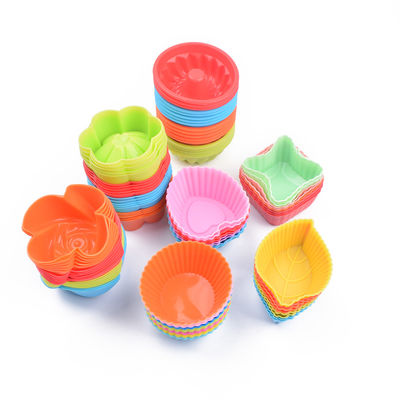 Coupe de cuisson réutilisable Mini Outil de cuisson en silicone Couvertures de gâteau