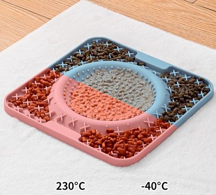 20 cm*20 cm Alimenteur en silicone pour animaux de compagnie pour chiens et chats