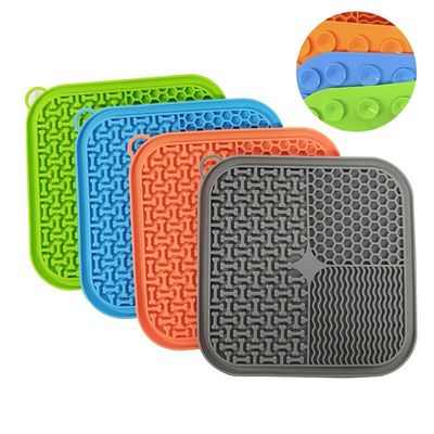 Pet Slow Feeder Silicone Lick Mat pour les chats et les chiens Eco-friendly Custom Pet Bowl