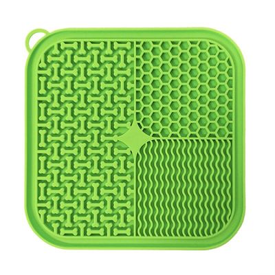 Pet Slow Feeder Silicone Lick Mat pour les chats et les chiens Eco-friendly Custom Pet Bowl