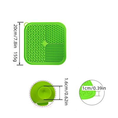 Pet Slow Feeder Silicone Lick Mat pour les chats et les chiens Eco-friendly Custom Pet Bowl
