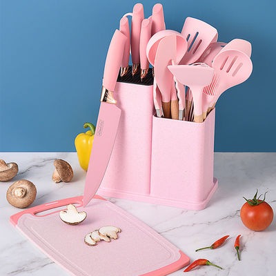 19 pièces d'ustensiles de cuisine en silicone antiadhésif ensemble d'outils de cuisine durables pour votre cuisine