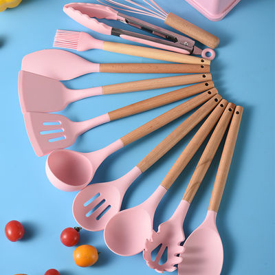 19 pièces d'ustensiles de cuisine en silicone antiadhésif ensemble d'outils de cuisine durables pour votre cuisine
