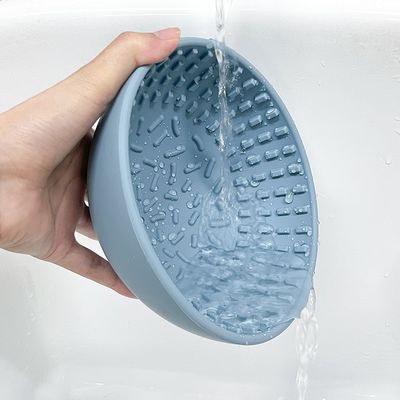 Cuve d'alimentation pour animaux de compagnie en silicone ronde Cuve pour chiens Slow Feeder pour une alimentation saine Cuve interactive