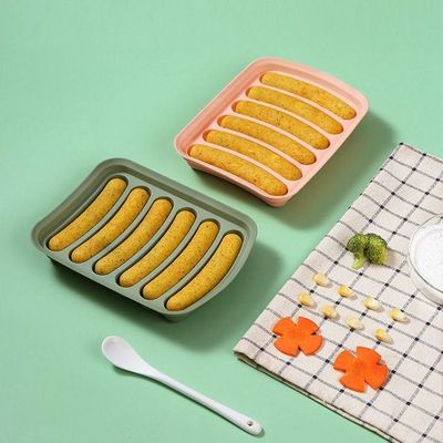17.5*14cm Moule de saucisse en silicone pour bébé Aliments complémentaires