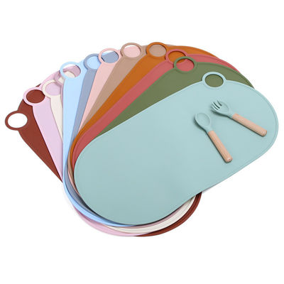 Design moderne placemat en silicone pour table à manger pour enfants OEM / ODM Bienvenue