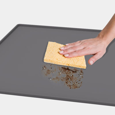 Couleur personnalisée Tapis de nourriture pour chiens en silicone plateau antidérapant tapis d'alimentation pour animaux de compagnie sans BPA