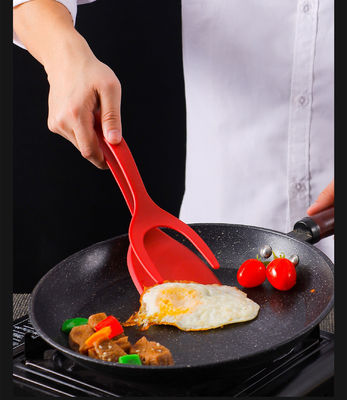 Clipe alimentaire pratique 2 en 1 pour le ramassage des œufs et le retour du steak dans la cuisine durable