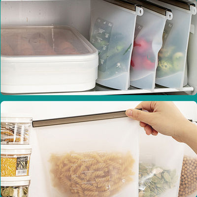 Sac de stockage de lait maternel en silicone recyclable, étanche au vide, scellé et sans BPA
