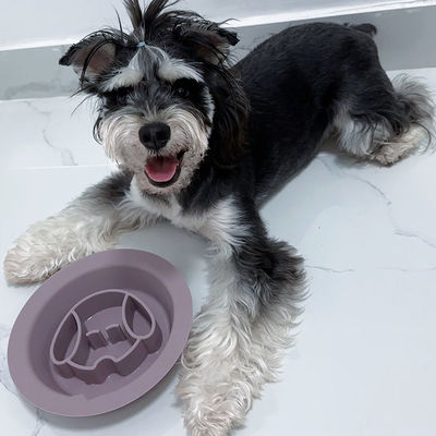 Voltage non applicable Bouteille à lécher pour chiens en silicone conception interactive d'alimentateur lent