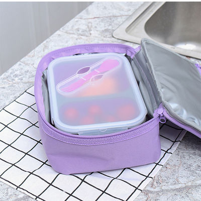 Contenant de stockage de nourriture imperméable 2 compartiments Bento empilable pour les enfants écologiques