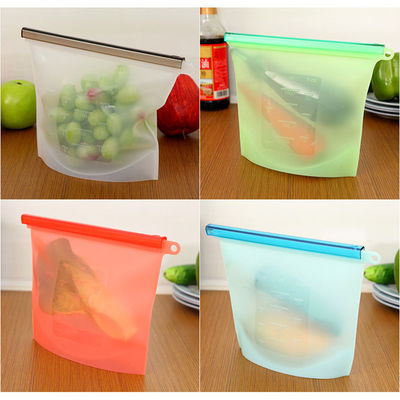 Sac de stockage à usage réutilisable en silicone de qualité alimentaire